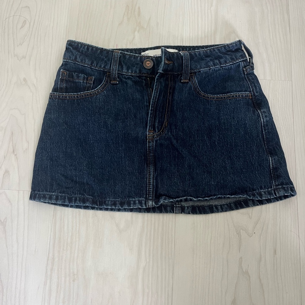 Hollister Blue Mini Skirt Casual Chic